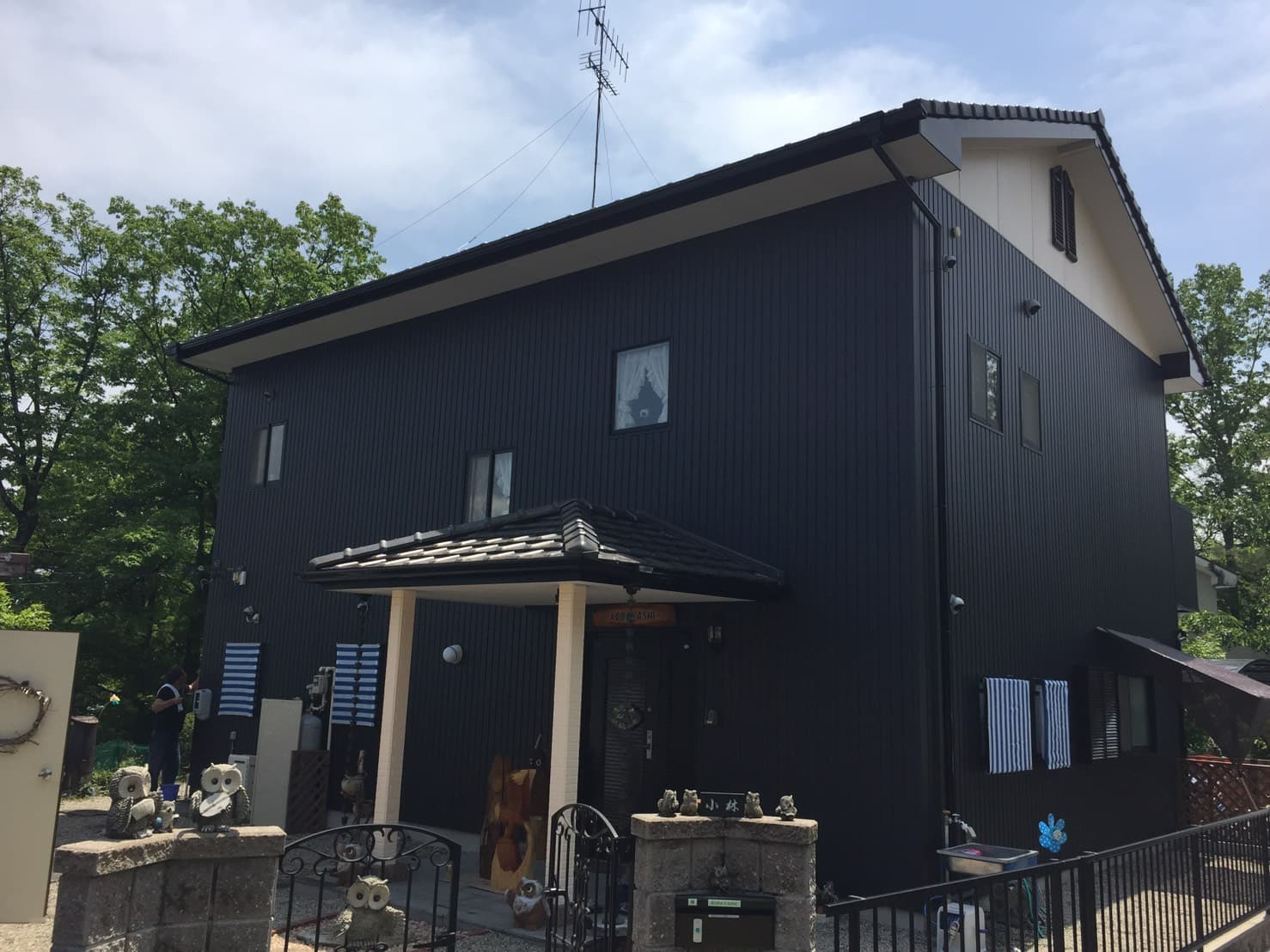 多治見市の外壁塗装、屋根塗装株式会社エスエスの外壁カバー工法板金