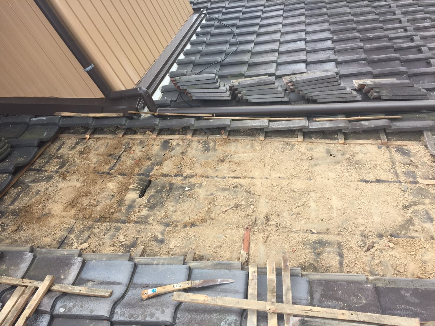 多治見市の外壁塗装、屋根塗装株式会社エスエスの煉瓦の取り直し