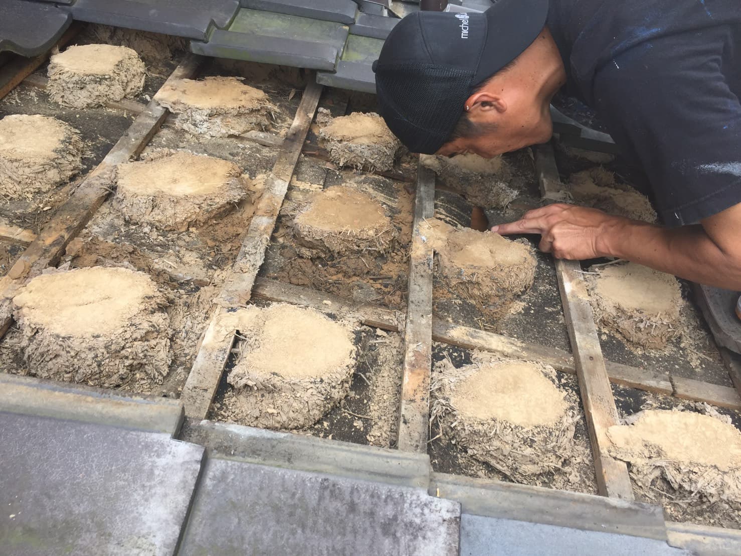 工事プラン、瓦屋根補修