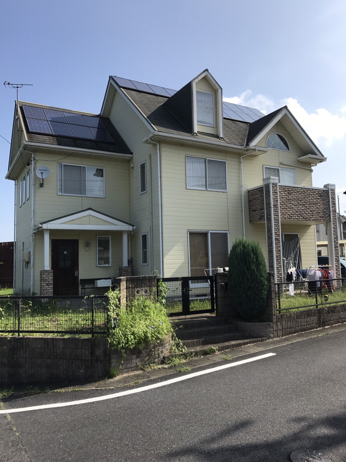 多治見市の外壁塗装、屋根塗装株式会社エスエスの施工事例Before