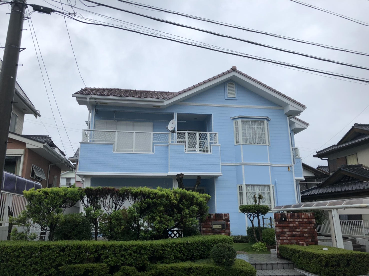 多治見市の外壁塗装、屋根塗装株式会社エスエスの施工事例After