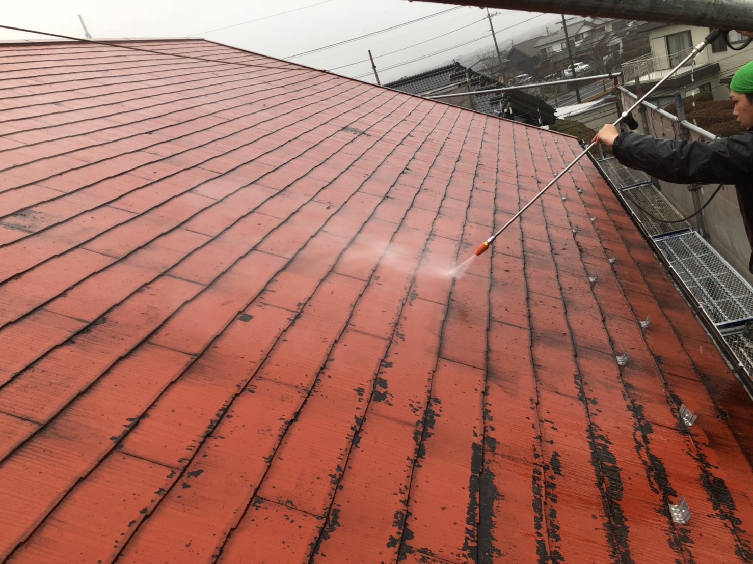 多治見市の外壁塗装、屋根塗装株式会社エスエスの施工事例Before