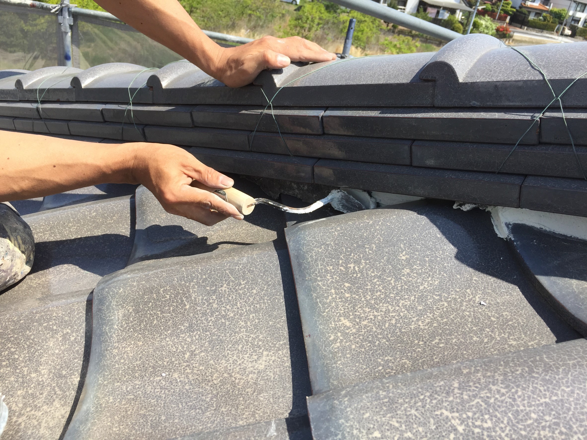 多治見市の外壁塗装、屋根塗装株式会社エスエスの施工事例Before