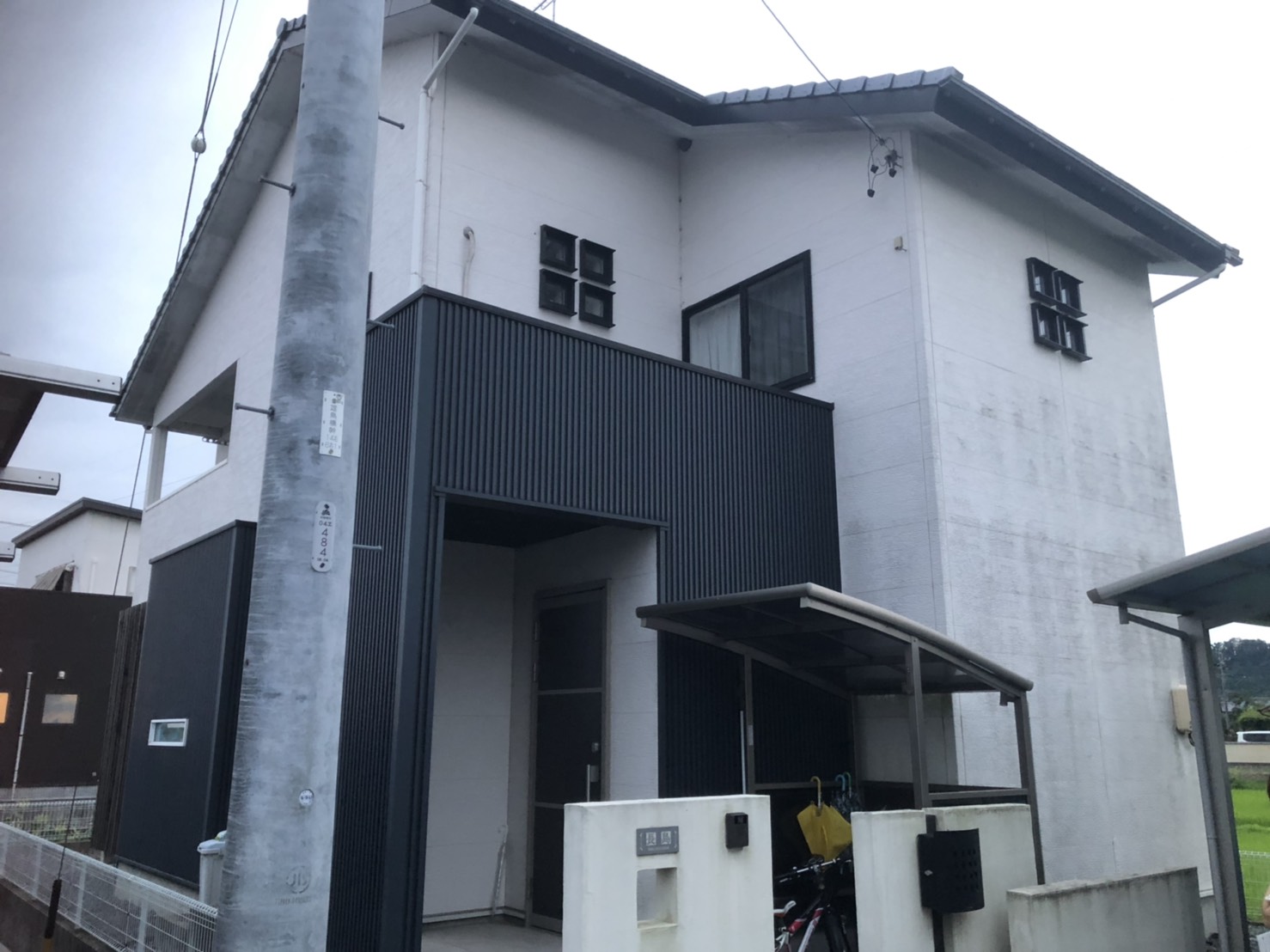 多治見市の外壁塗装、屋根塗装株式会社エスエスの施工事例Before