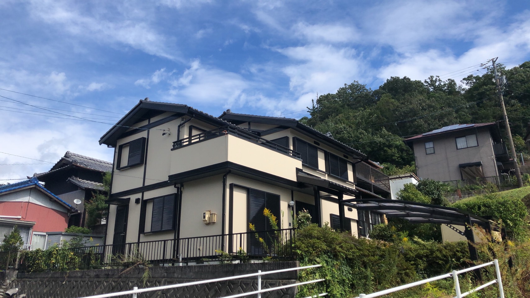 多治見市の外壁塗装、屋根塗装株式会社エスエスの施工事例After