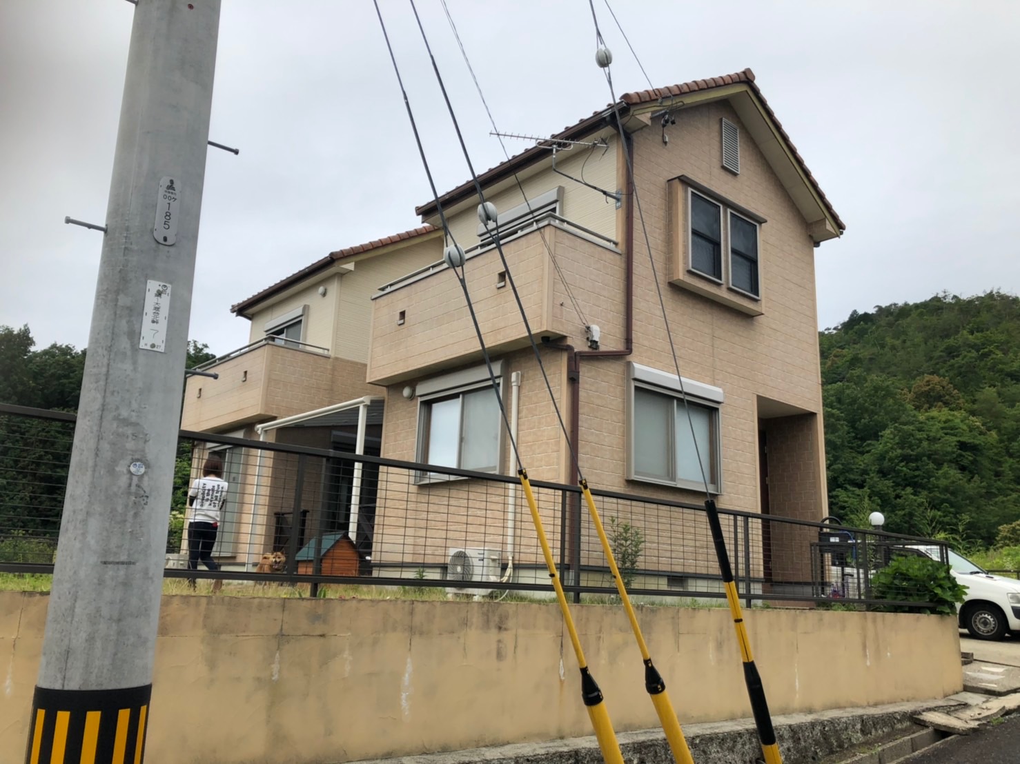 多治見市の外壁塗装、屋根塗装株式会社エスエスの施工事例Before