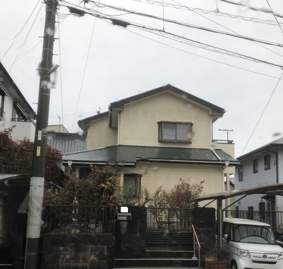 多治見市の外壁塗装、屋根塗装株式会社エスエスの施工事例Before