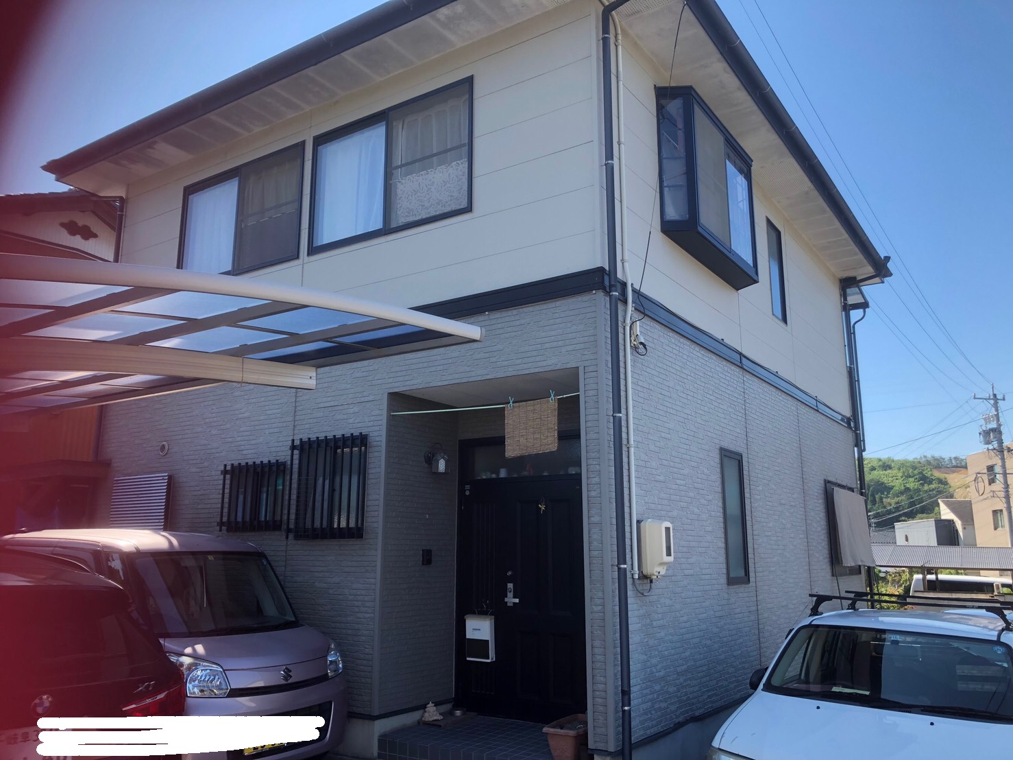 多治見市の外壁塗装、屋根塗装株式会社エスエスの施工事例Before