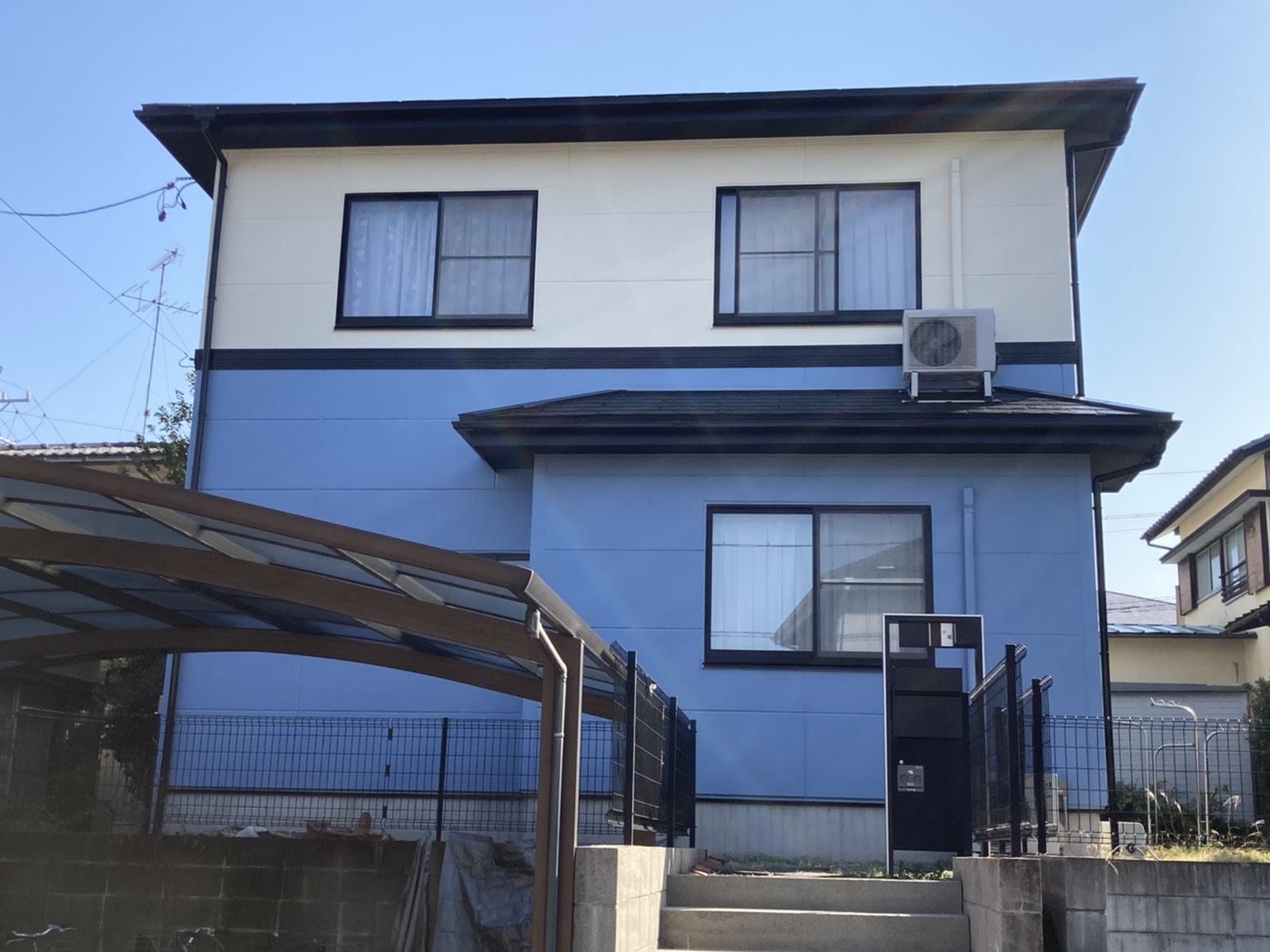 多治見市の外壁塗装、屋根塗装株式会社エスエスの施工事例After