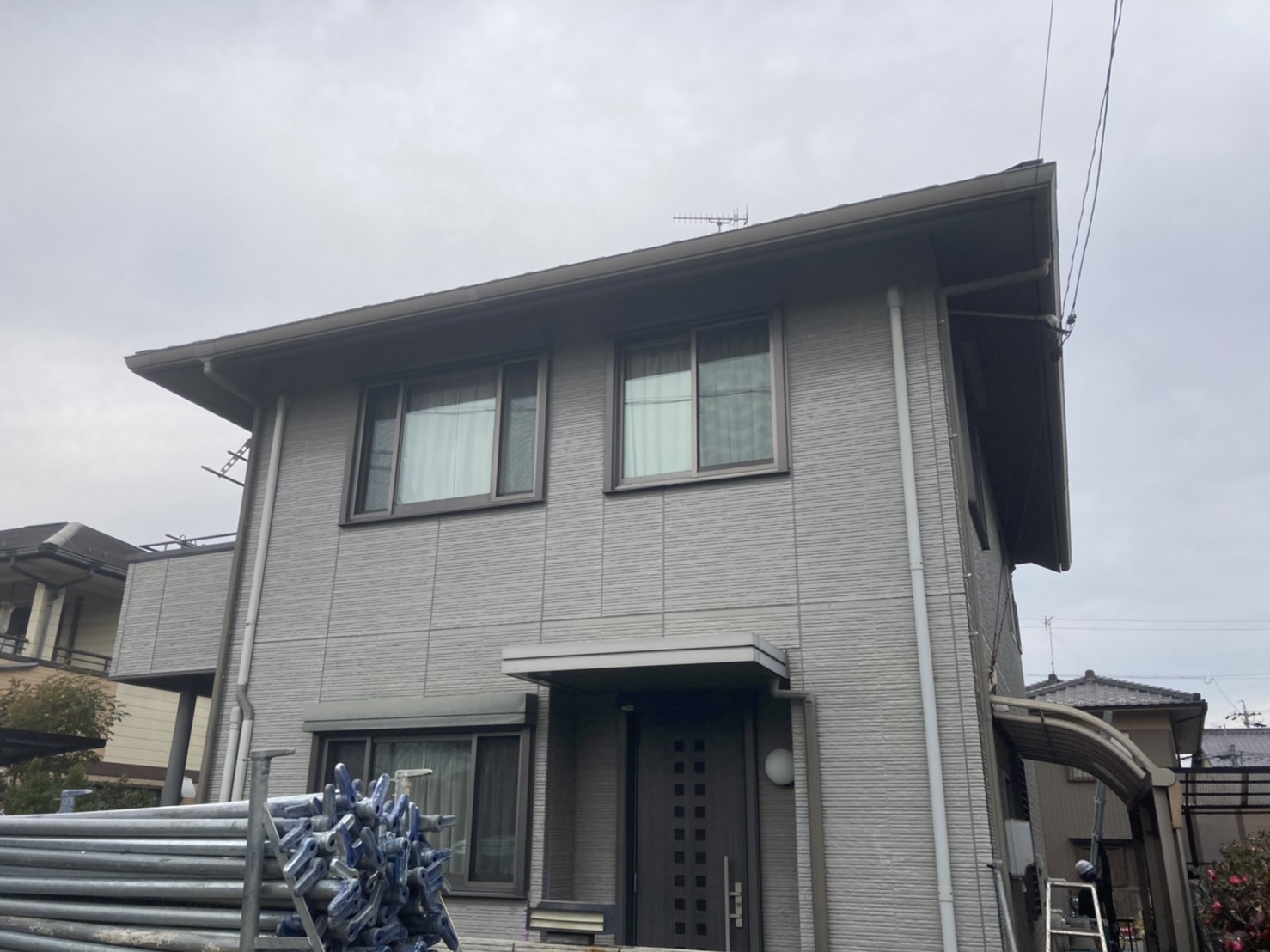 多治見市の外壁塗装、屋根塗装株式会社エスエスの施工事例Before