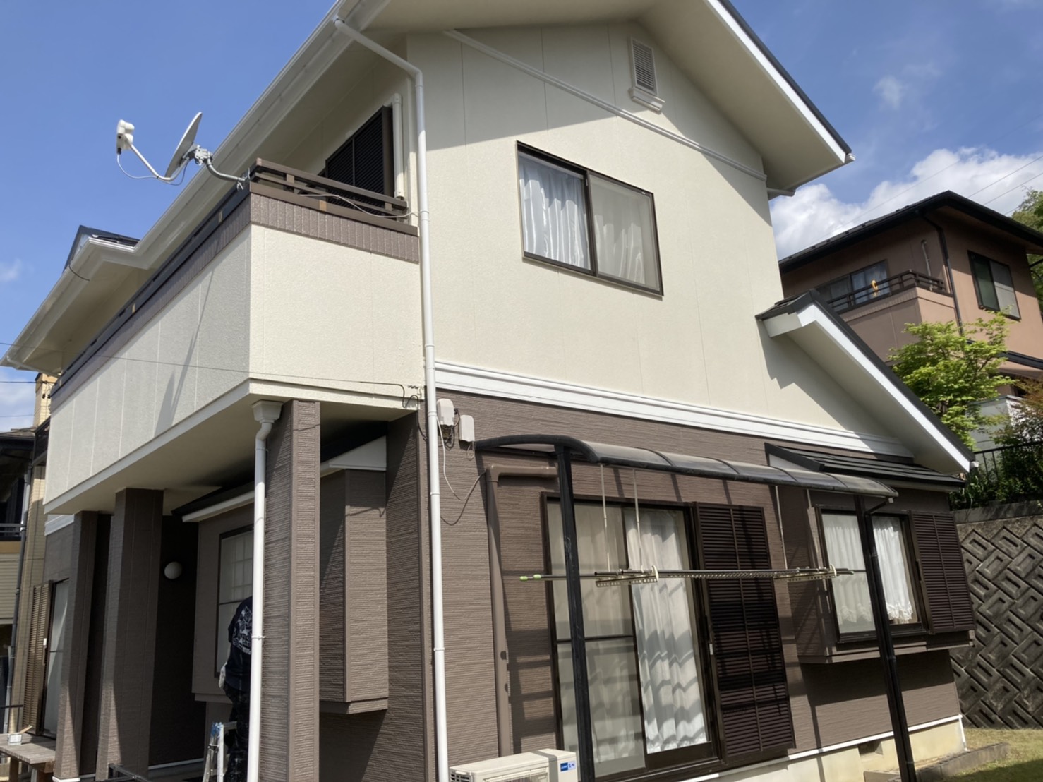 多治見市の外壁塗装、屋根塗装株式会社エスエスの施工事例After