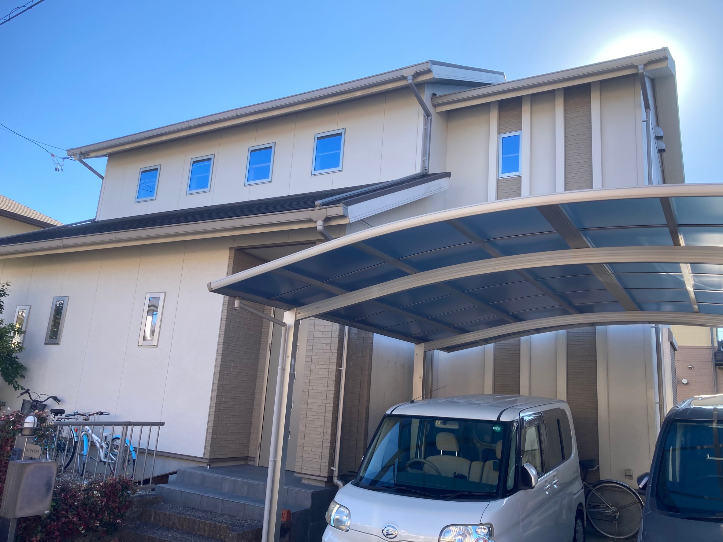 多治見市の外壁塗装、屋根塗装株式会社エスエスの施工事例Before