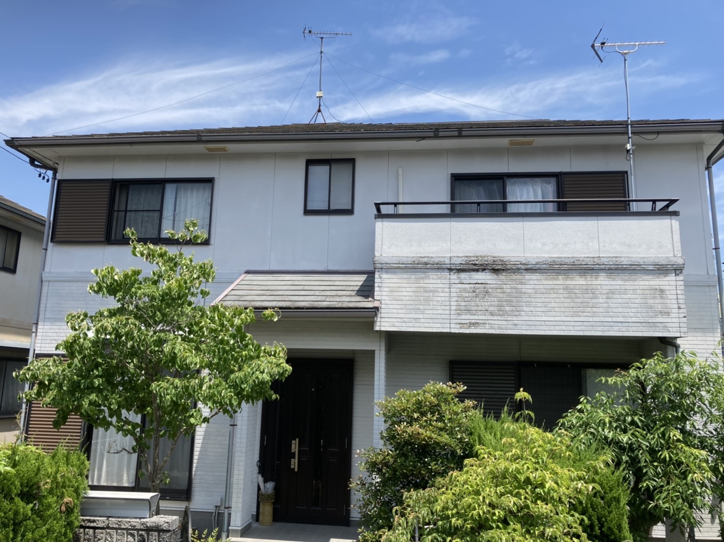 多治見市の外壁塗装、屋根塗装株式会社エスエスの施工事例Before