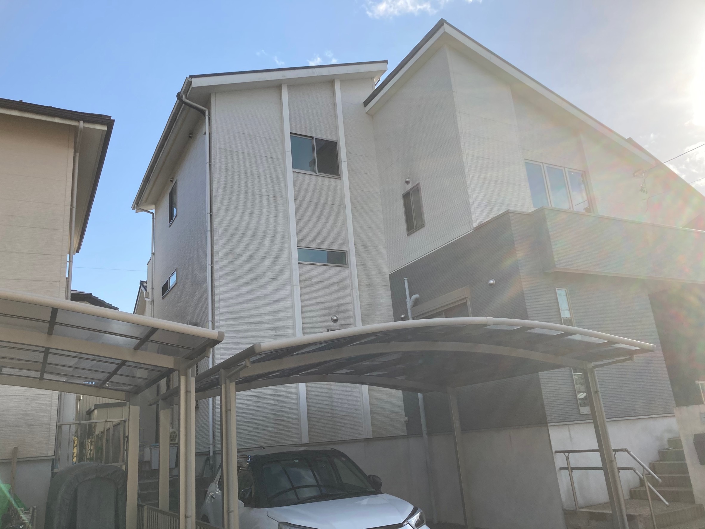 多治見市の外壁塗装、屋根塗装株式会社エスエスの施工事例Before