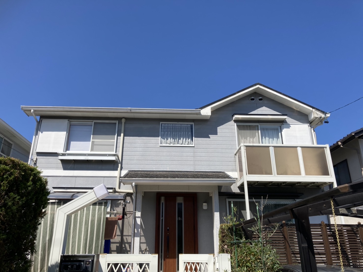 多治見市の外壁塗装、屋根塗装株式会社エスエスの施工事例Before