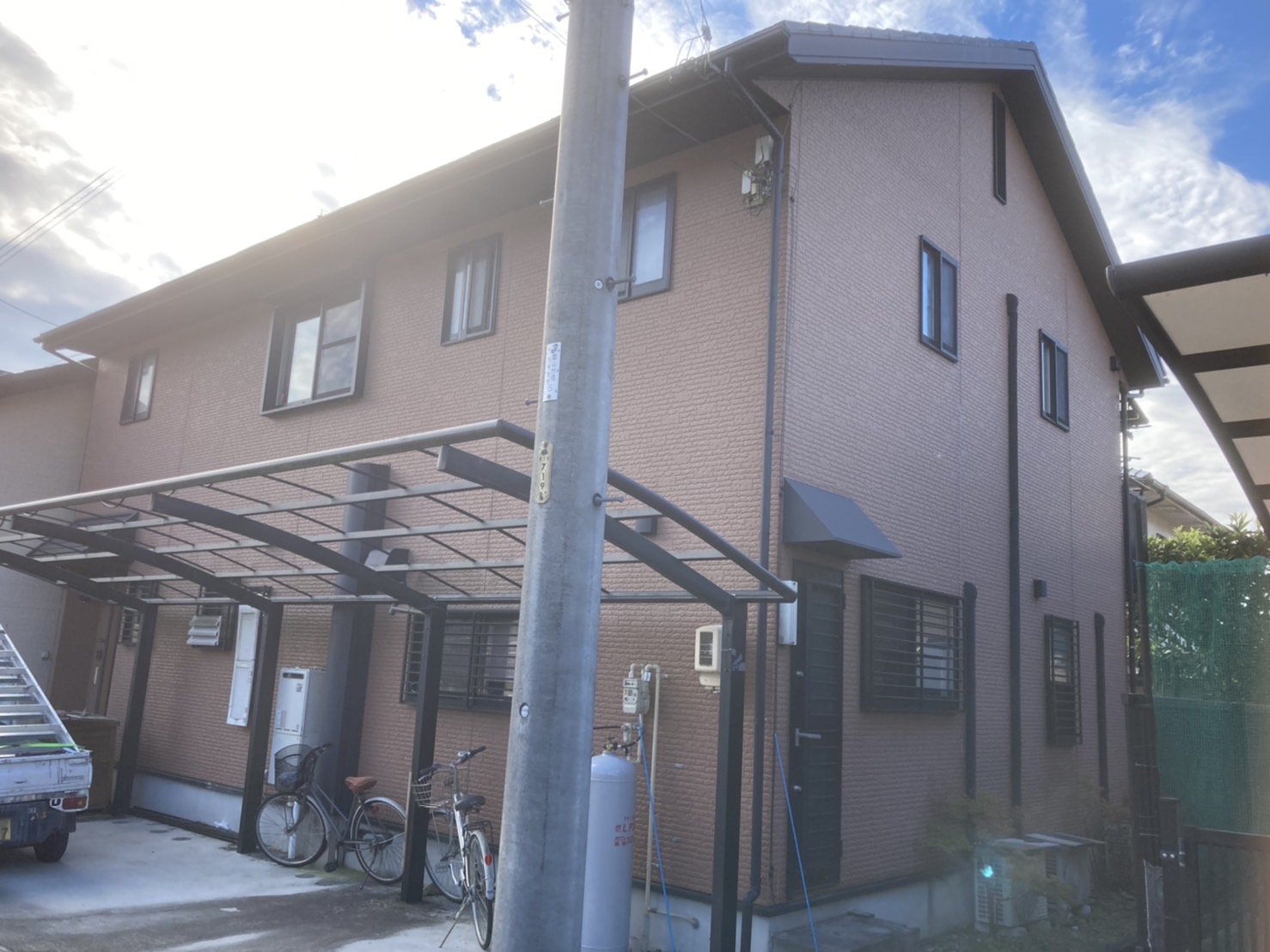 多治見市の外壁塗装、屋根塗装株式会社エスエスの施工事例Before