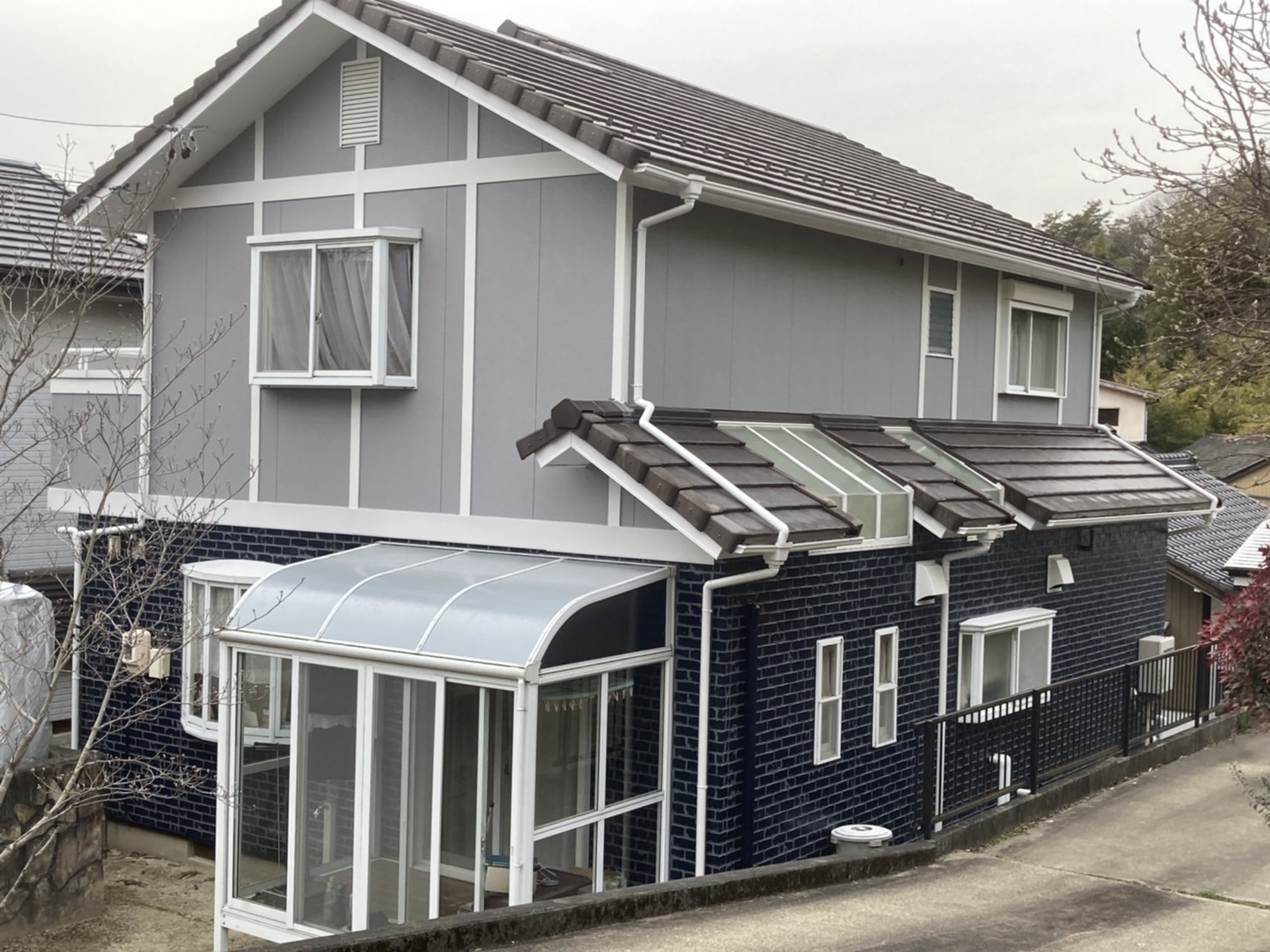 多治見市の外壁塗装、屋根塗装株式会社エスエスの施工事例After