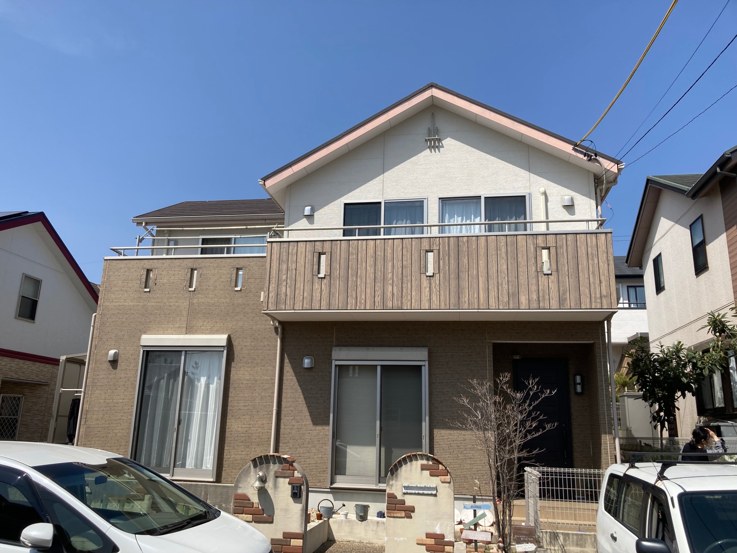 多治見市の外壁塗装、屋根塗装株式会社エスエスの施工事例Before