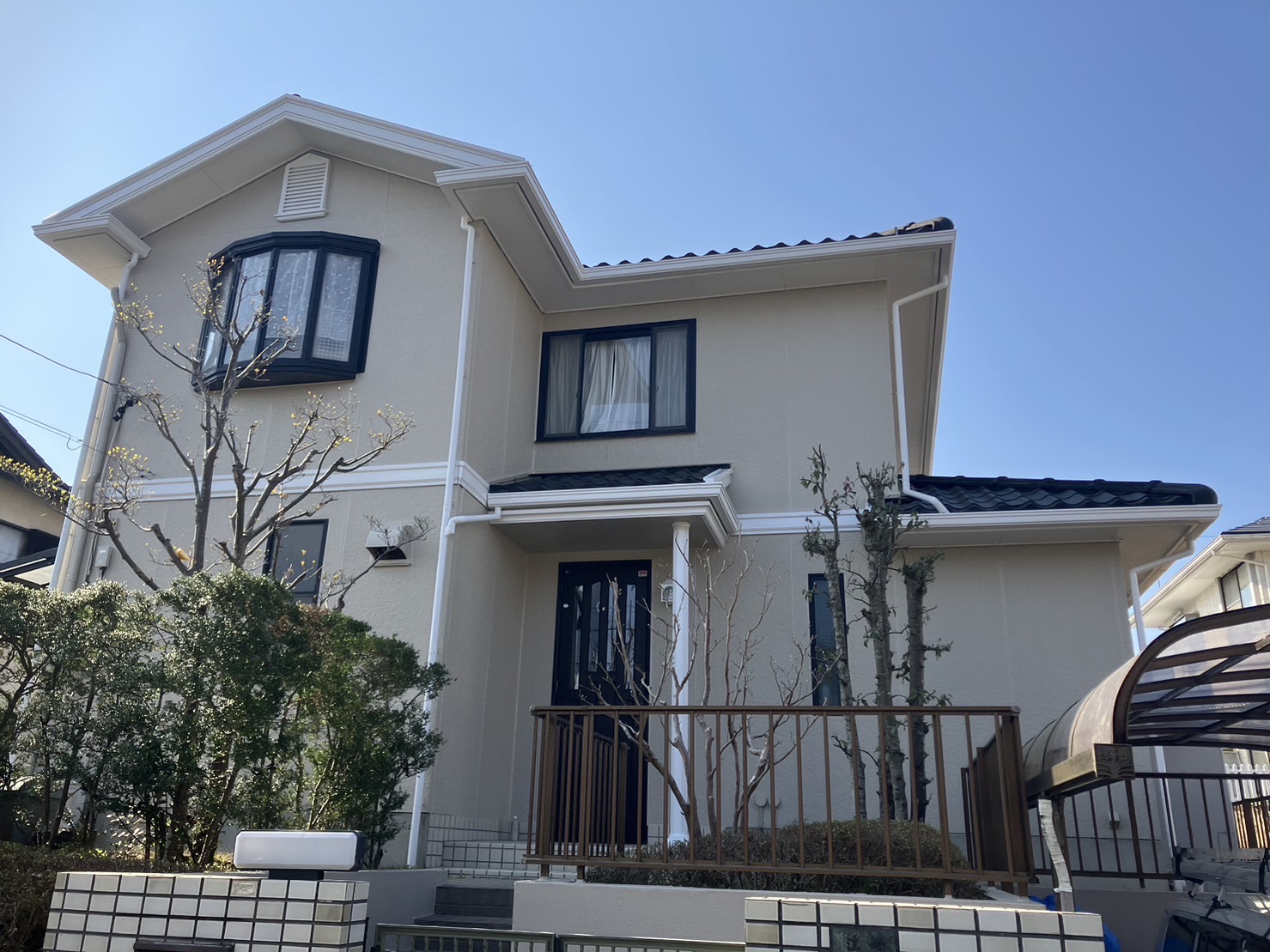 多治見市の外壁塗装、屋根塗装株式会社エスエスの施工事例After