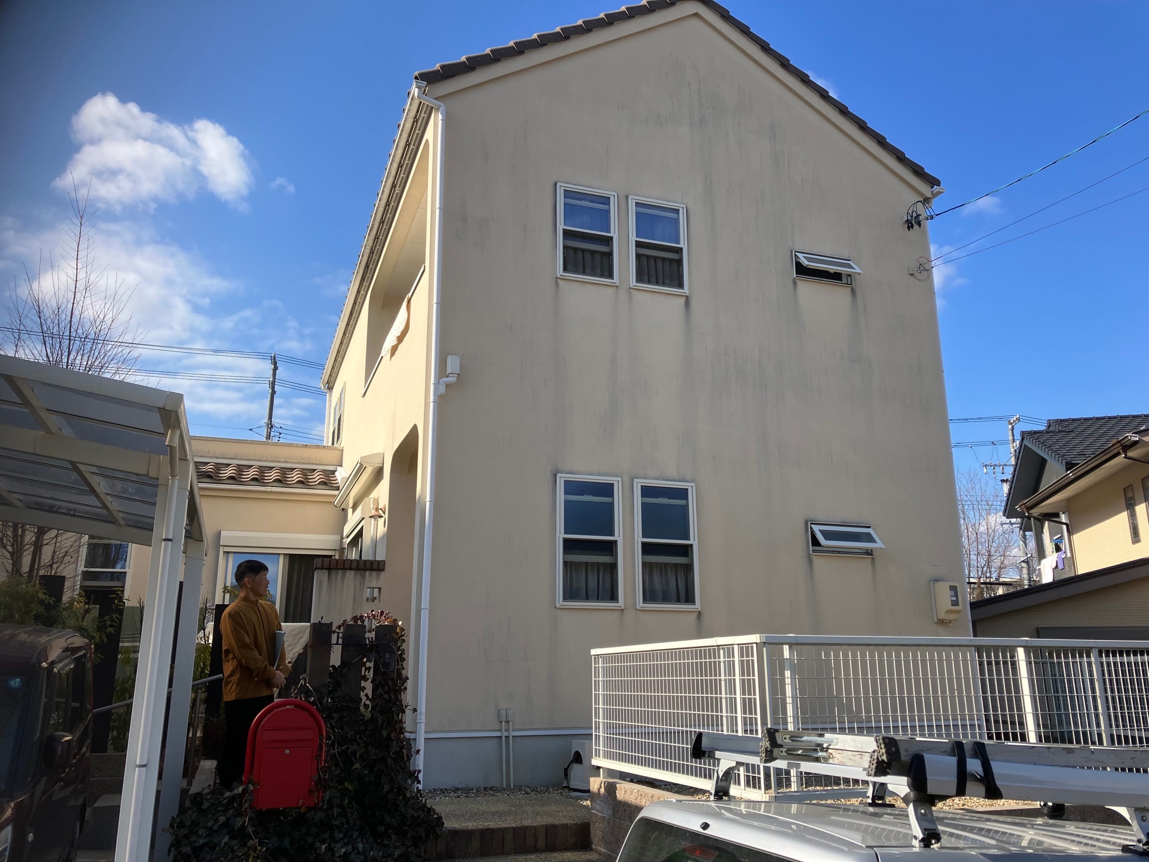 多治見市の外壁塗装、屋根塗装株式会社エスエスの施工事例Before