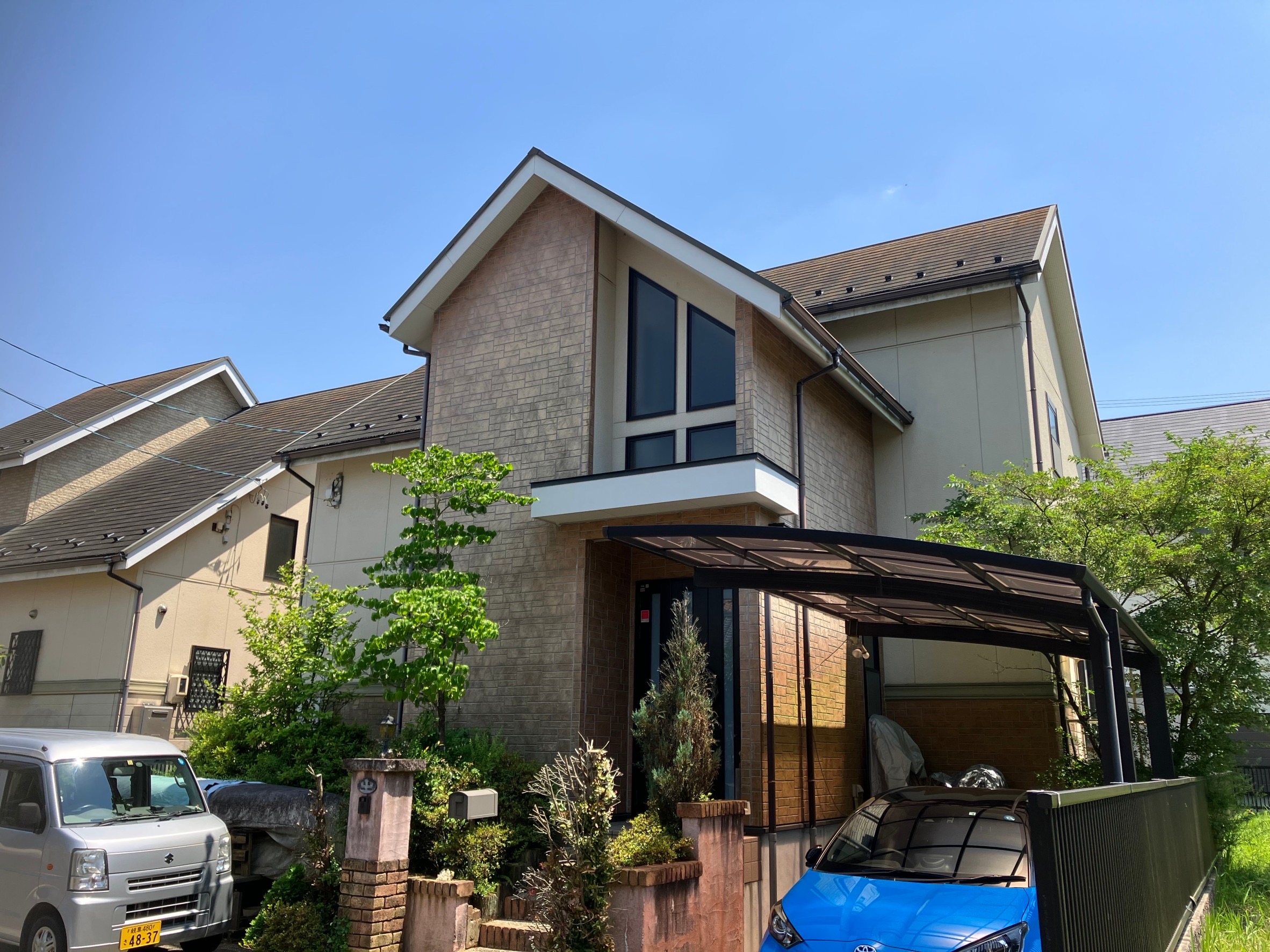 多治見市の外壁塗装、屋根塗装株式会社エスエスの施工事例Before