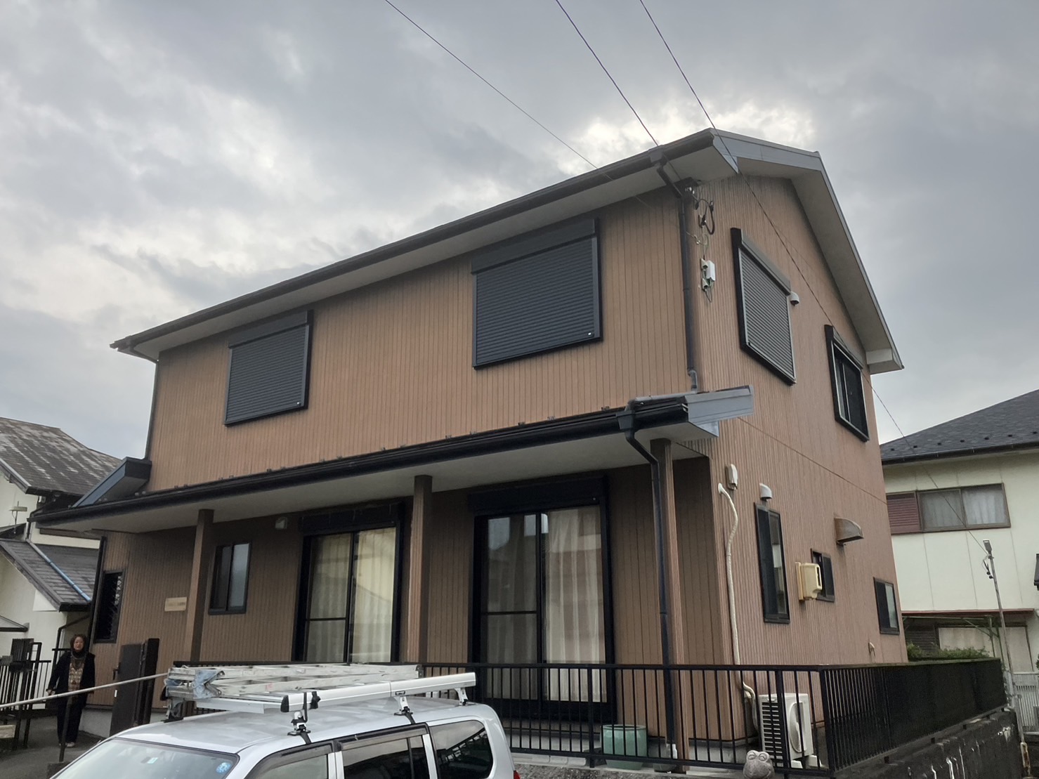 多治見市の外壁塗装、屋根塗装株式会社エスエスの施工事例Before